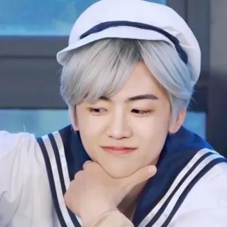 🧺 kpop, idol, matrose, süß, portrait whatsapp sticker