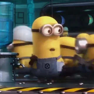 🍌 Minion Despicable Me Minion, Despicable Me, Kartun, Kuning, Lucu, Animasi telegram sticker