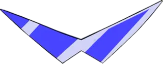 👓 glasses, blue, anime, gurren lagann whatsapp sticker
