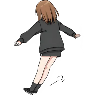 🐰 garota anime, desenho animado, personagem, feminino, mulher, animado telegram sticker