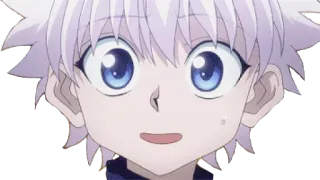 😅 Killua Zoldyck Hunter x Hunter anime, killua, hunter x hunter, character, manga whatsapp sticker