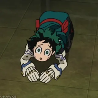 🟦 @HAWKS Anime, My Hero Academia, Cartoon, Manga whatsapp sticker