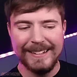 😂 @EARTH9288 MrBeast, YouTube, Meme, Drôle, Internet whatsapp sticker