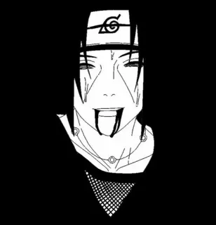 🥀 Itachi Uchiha Naruto itachi, uchiha, naruto, anime, manga, sang, ninja telegram sticker