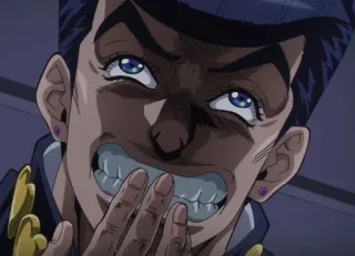 Jojo anime moment :: @fStikBot telegram stickers