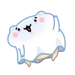 Ghost Hamster @TgEmojis telegram emojis 👋