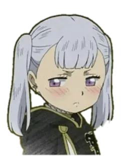 😔 Noelle Silva Black Clover anime, black clover, noelle silva, character, fanart, cute, manga whatsapp sticker