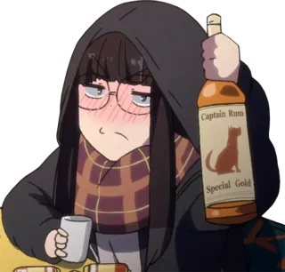 Yuru Camp telegram stickers
