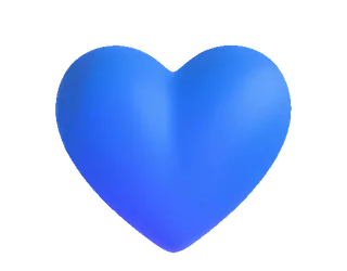 💙 hati, biru, cinta, simbol, bentuk, valentine telegram sticker
