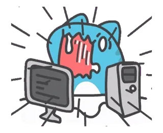 😡 Bongo Cat telegram sticker