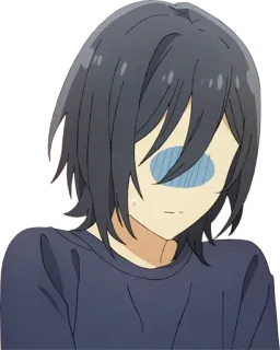 😞 Anime, Charakter, Traurig, Schmollen telegram sticker