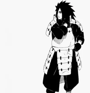 😕 Madara Uchiha Naruto anime, manga, character, ninja, uchiha, madara, naruto telegram sticker