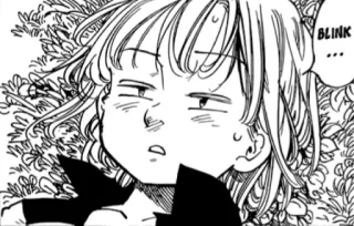 🤨 BLINK ... anime, manga, character, blinking telegram sticker