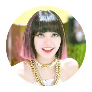 ❤️ Lisa Lisa, Blackpink, K-pop, Piosenkarka, Idol, Gwiazda telegram sticker
