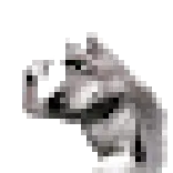 😕 horse, animal, pixel art, sticker, mammal, equine telegram sticker