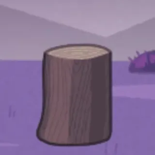 🍽 tree stump, wood, landscape, nature telegram sticker