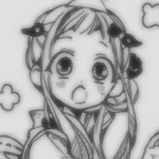 🥬 Nene Yashiro Toilet-bound Hanako-kun Anime, Manga, Nene Yashiro, Toilet-bound Hanako-kun, Mignon, Kawaii telegram sticker