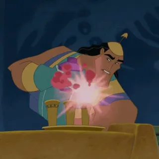 🍂 Kronk The Emperor's New Groove Dibujos animados, Disney, Animación, Kronk, El emperador y sus locuras, Poción telegram sticker