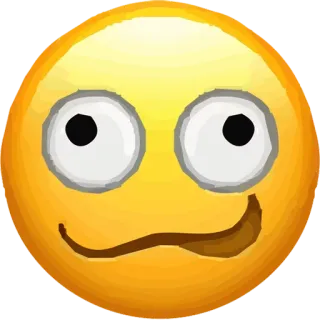 🥴 Emoji, Lächeln, Lustig, Gesicht whatsapp sticker