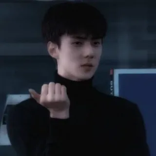 🕸️ pessoa, homem, gesto, ofensivo, polegar, coreano telegram sticker