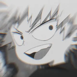 💣 Bakugo Katsuki My Hero Academia 动漫, 我的英雄学院, 爆豪, 爆豪胜己, 生气, 爆炸, 英雄 telegram sticker