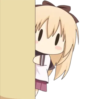 😶 Аниме, Чиби, Милый, Каваий, Девушка telegram sticker