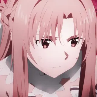 🥨 Asuna Yuuki Sword Art Online Anime, Sword Art Online, Asuna, Personage, Manga, Japanse animatie, Light novel, Fictie telegram sticker