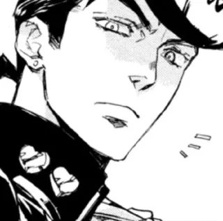 🤨 Josuke Higashikata JoJo's Bizarre Adventure アニメ, マンガ, 東方仗助, ジョジョの奇妙な冒険, ダイヤモンドは砕けない, ファンアート, イラスト telegram sticker