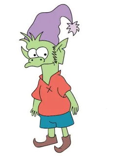 😐 Elfo Disenchantment เอลฟ์, แฟนตาซี, การ์ตูน, สีเขียว telegram sticker