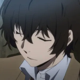 ☄ Osamu Dazai Bungou Stray Dogs Anime, Personaje, Osamu Dazai, Bungo Stray Dogs whatsapp sticker