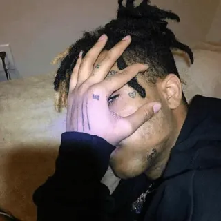 😑 XXXTentacion XXXTentacion, rappeur, musique, chanteur telegram sticker