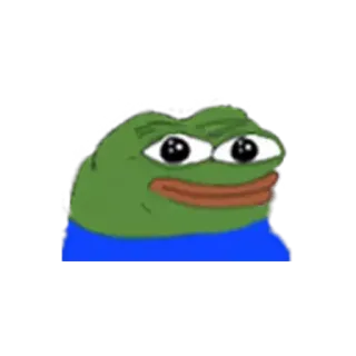 🙂 Pepe the Frog pepe, grenouille, mème, internet, personnage whatsapp sticker