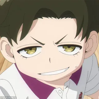 ⚜️ Emile Elrich Spy × Family Anime, Spy x Family, Emile Elrich, Cartoon, lächelnd, Junge telegram sticker