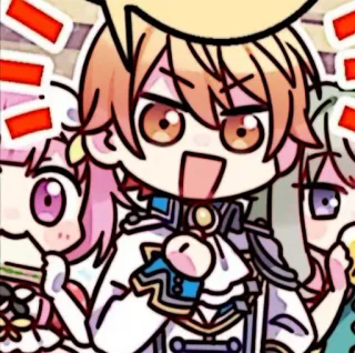 🪸 Anime, Cartone animato, Personaggio, Carino, Chibi, Espressione telegram sticker
