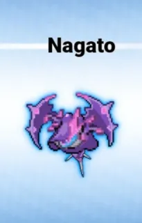 🆘 Nagato Nagato, karakter, ungu, makhluk, permainan video, fiksi telegram sticker