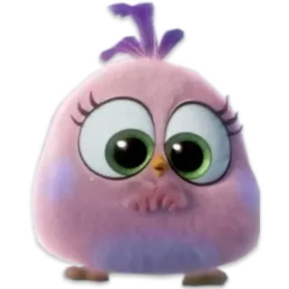 🙈 Stella Angry Birds cartoon, bird, angry birds, character, stella, pink, cute whatsapp sticker