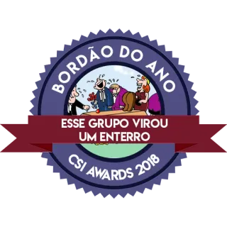 CSI Awards 2018 telegram stickers