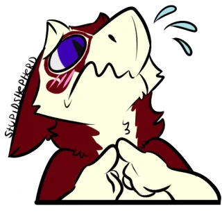 😳 Фурри, Мультфильм, Животное, Антропоморфный, Искусство, Персонаж telegram sticker