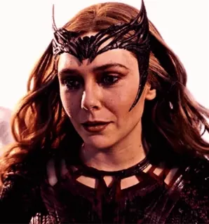 ✨ Scarlet Witch Scarlet Witch, Marvel, Elizabeth Olsen, Supereroe, Personaggio dei fumetti, Magia, Strega, Vendicatore telegram sticker