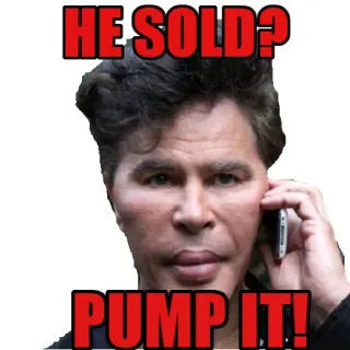 👆 HE SOLD?
PUMP IT! Meme, Pump it, Vendió, Bogdanoff, Cripto, Inversión whatsapp sticker