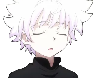 😩 Killua Zoldyck Hunter x Hunter anime, killua, hunter x hunter, character, manga whatsapp sticker