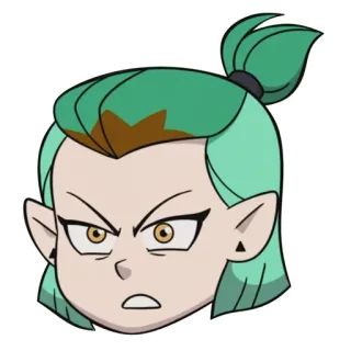 😠 Amity Blight The Owl House Amity, Blight, The Owl House, hoạt hình, phù thủy, tức giận telegram sticker