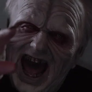 💫 Palpatine Star Wars villain, emperor, force, dark side, star wars telegram sticker