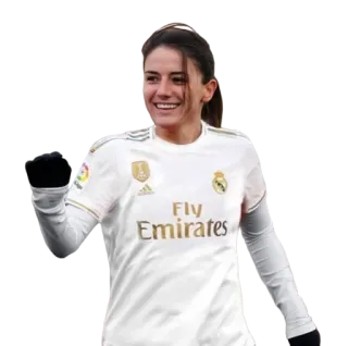 🤍 fútbol, fútbol, jugador, mujer, deportes, atleta, Real Madrid whatsapp sticker