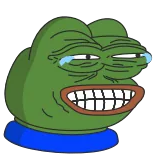 🤣 Pepe pepe, meme, grenouille, rire, lol, internet whatsapp sticker