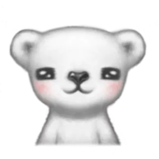 ☺️ oso, animal, lindo, dibujos animados, kawaii telegram sticker