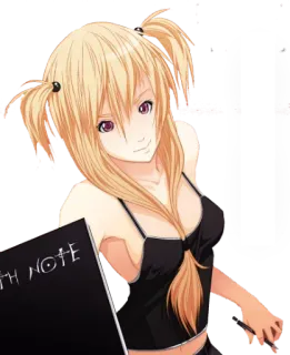 ✨ Death Note DEATH NOTE Anime, Manga, Death Note, Charakter, Illustration telegram sticker