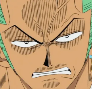 🪐 Zoro One Piece Аниме, Манга, Злой, Ророноа Зоро, One Piece telegram sticker