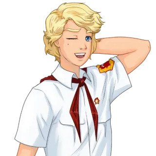 😉 Anime, Soviético, Pioneiro, Comunista telegram sticker