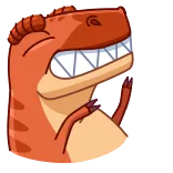 Tyrannosaurus Rex whatsapp stickers